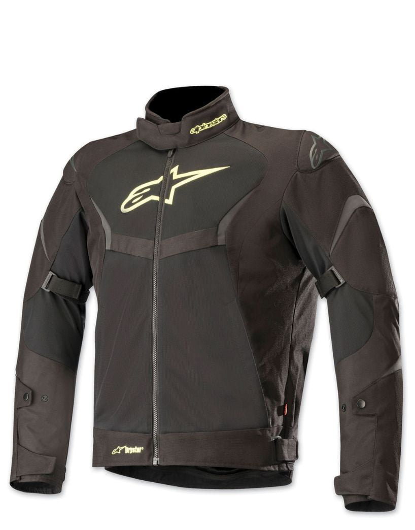 Alpinestars Men's T-Core Drystar Black/Yellow Textile Jacket