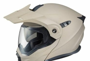 Scorpion-EXO-AT950-Helmet-Matte-Sand-SM-Open-Box