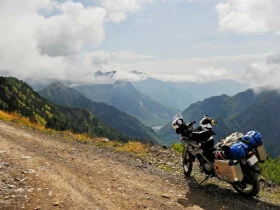 solo motorcycle journey Adventure