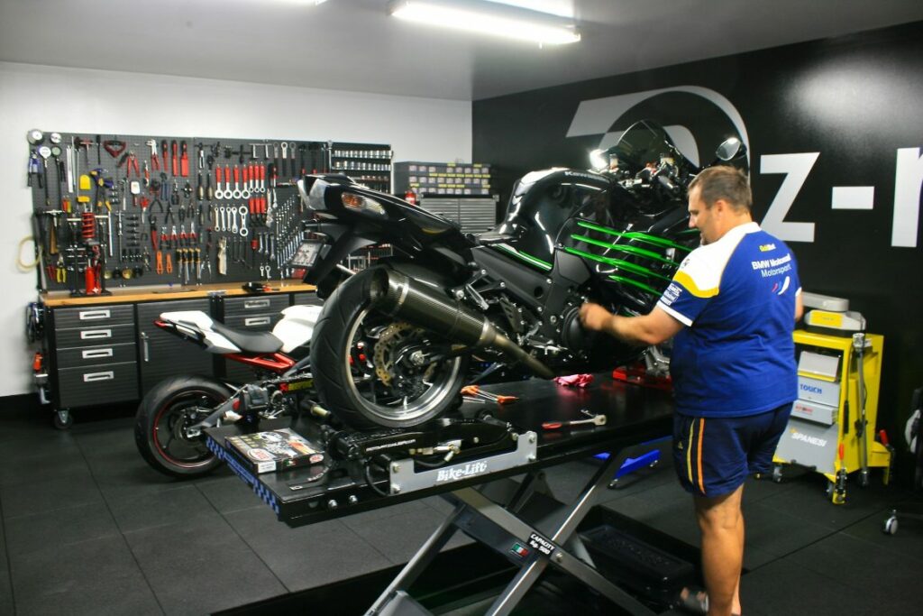 when motorcycle needs service.