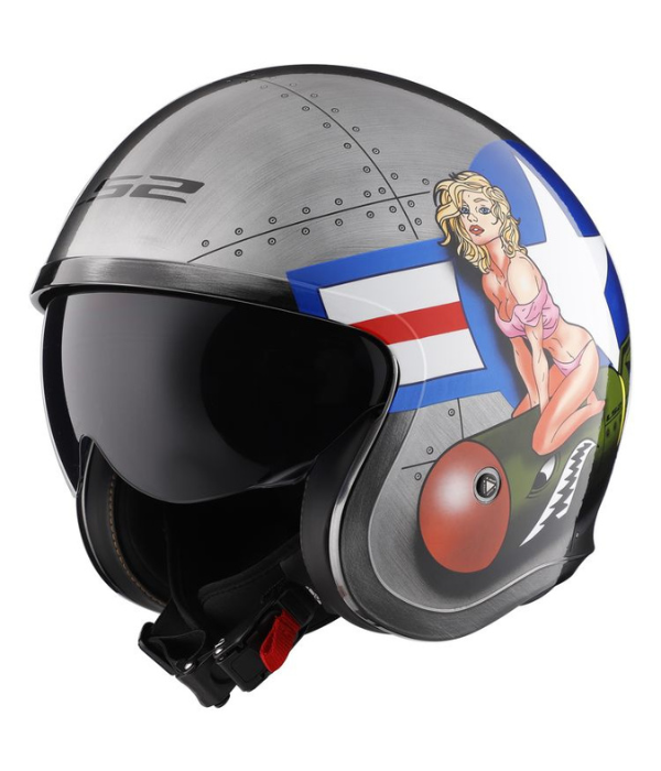 LS2 Spitfire Bombrider Helmet