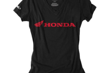 Factory Effex Honda Horizontal V-Neck Women's T-Shirt