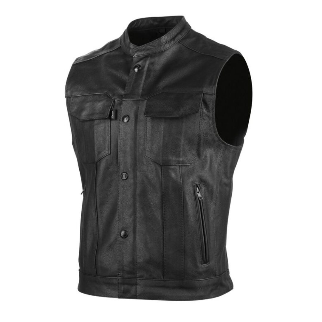 Street & Steel Concord Leather Vest (SM)