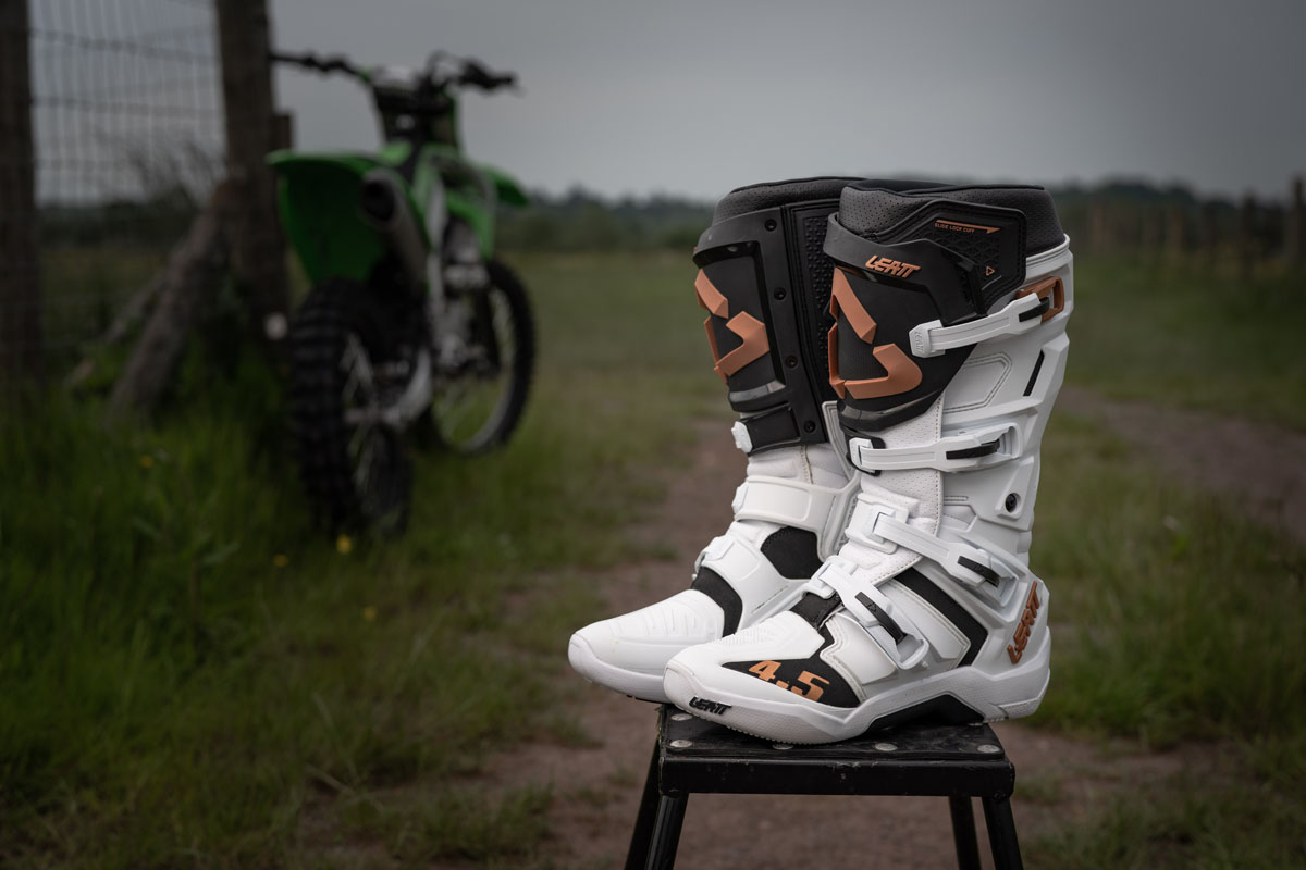 the Right Leatt Motorcycle Riding Boots
