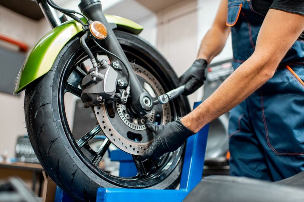 How to Change a Motorcycle Tire